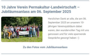 Newsletter Permakultur-Landwirtschaft vom September 2025