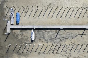 Gestrandete Schiffe auf dem Untersee