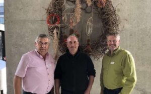 Roland Stoll, Christoph Johner und Bernhard Hänni