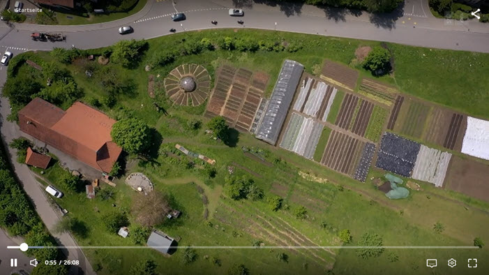 Luftbild vom Hof Rotenbirben