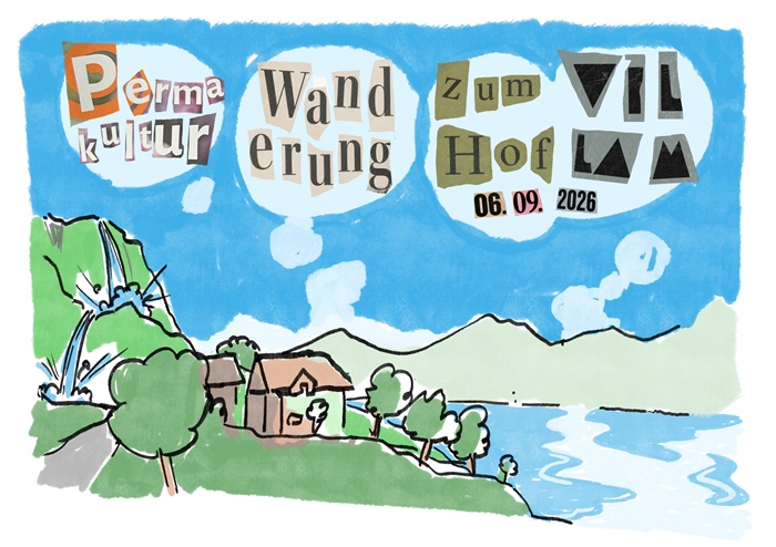 Flyer Permakultur Wanderung 2026
