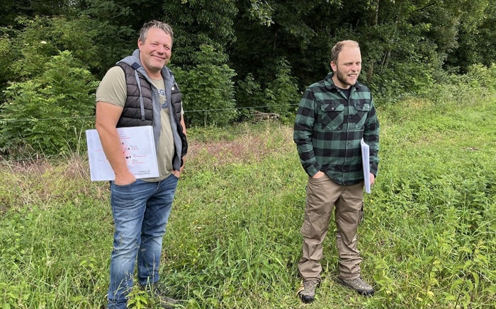 Bernhard Wyss und Elias Flury